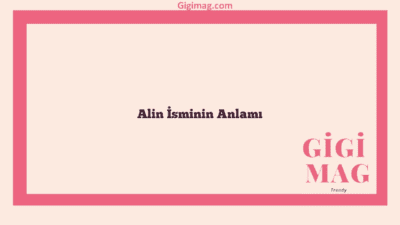 Alin İsminin Anlamı