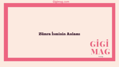 Zümra İsminin Anlamı