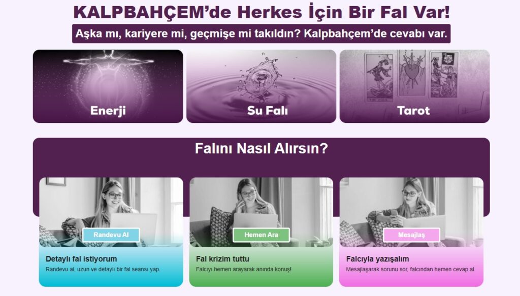 Kahve Fal Bakma - Kalpbahcem.com