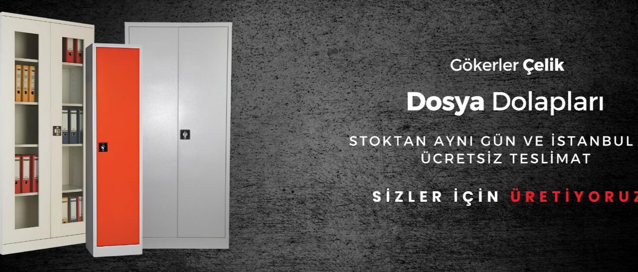 Güvenlikli Kilitli Metal Dolaplar