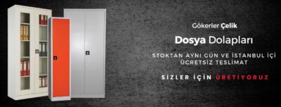 Güvenlikli Kilitli Metal Dolaplar
